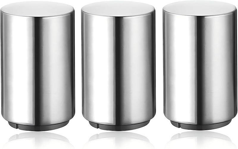 HMTIY Magnetic Beer Bottle Opener with Automatic Cap Catcher, Ultra Premium Stainless Steel Soda & Beer Bottle Opener, Push & Pull Convenient Design Bar Accessory (3 pcs) - Image 1